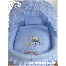 Bedding set 2-pcs for Moses Basket/Wicker crib no 58962-323 or 78962-323