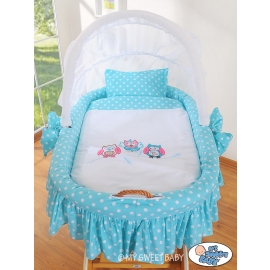 Bedding set 2-pcs for Moses Basket/Wicker crib no 58962-425 or 78962-425