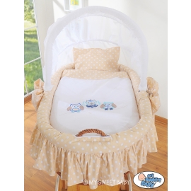 Bedding set 2-pcs for Moses Basket/Wicker crib no 58962-427 or 78962-427