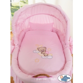 Bedding set 2-pcs for Moses Basket/Wicker crib no 58962-806 or 78962-806