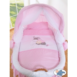 Bedding set 2-pcs for Moses Basket/Wicker crib no 58962-814 or 78962-814