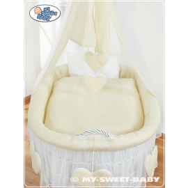 Bedding set 2-pcs for Moses Basket/Wicker crib no. 59582-142 or 79582-142