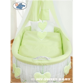 Bedding set 2-pcs for Moses Basket/Wicker crib no. 59582-239 or 79582-239