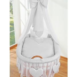 Bedding set 2-pcs for Moses Basket/Wicker crib no. 59582-523 or 79582-523