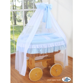 Bedding set 2-pcs for Moses Basket/Wicker crib no. 72107-109 or 2107-109