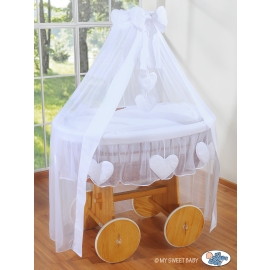 Bedding set 2-pcs for Moses Basket/Wicker crib no. 72107-123 or 2107-123