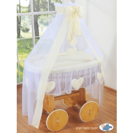 Bedding set 2-pcs for Moses Basket/Wicker crib no. 72107-142 or 2107-142