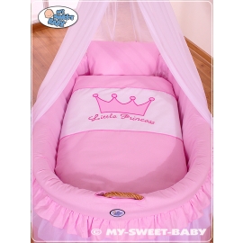 Bedding set 2-pcs for Moses Basket/Wicker crib no. 92001-302
