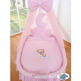Bedding set 2-pcs for Moses Basket/Wicker crib no 99690e-806 or 79690e-806