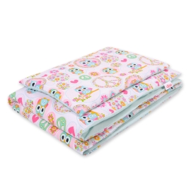 Bedding set 2pcs 100x135 Mini - funny owls
