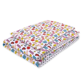 Bedding set 2pcs 100x135 Mini - love