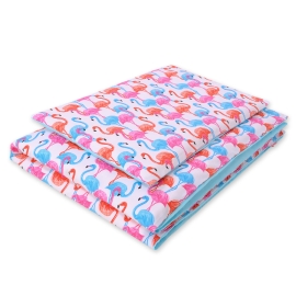 Bedding set 2pcs 140x200 Junior - flamingo
