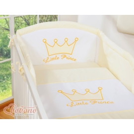 Bedding set 3pcs- Little Prince/Princess cream