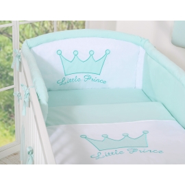 Bedding set 3pcs- Little Prince/Princess mint