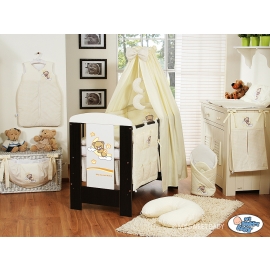 Bedding set 7-pcs with canopy (S60)- Good night cream