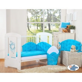 Bedding set for Baby Bed 2-pcs- Chic turquoise