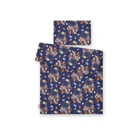 Bedding set for Baby Bed 2-pcs- dream catchers dark blue