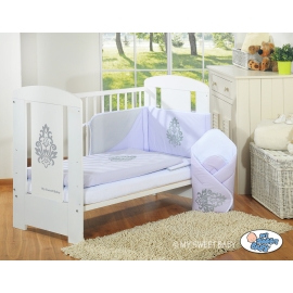 Bedding set for Baby Bed 2-pcs- Glamour lilac-Gray