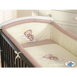 Bedding set for Baby Bed 2-pcs- Good night brown