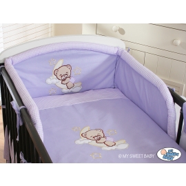 Bedding set for Baby Bed 2-pcs- Good night lilac