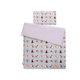 Bedding set for Baby Bed 2-pcs - mint animals