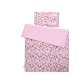 Bedding set for Baby Bed 2-pcs- pink butterflies