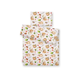 Bedding set for Baby Bed 2-pcs- sloths beige