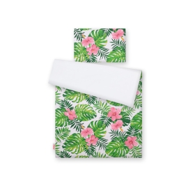 Bedding set for Baby Bed 2-pcs- tropical flowers