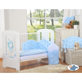 Bedding set for Baby Cot 3-pcs- Chic light blue