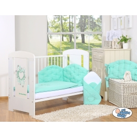 Bedding set for Baby Cot 3-pcs- Chic mint