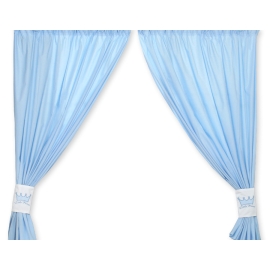 Blue Curtains for baby room- Little Prince/Princess