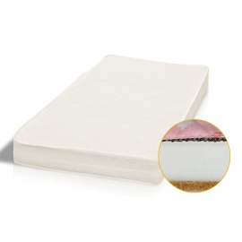 Coco-foam-buckwheat husk mattress for cot 120x60cm