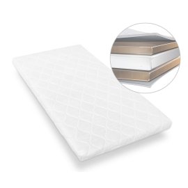Coco-foam-coco mattress for cot 120x60cm