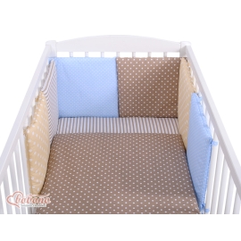 Cotbed Bedding set 8-pcs - Set 1