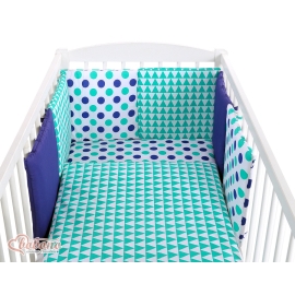 Cotbed Bedding set 8-pcs - Set 23