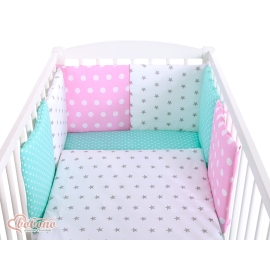 Cotbed Bedding set 8-pcs - Set 36