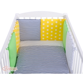 Cotbed Bedding set 8-pcs - Set 8
