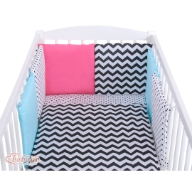 Cotbed Bedding set 8-pcs - Set 9