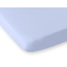 Cotton Baby Cot Sheet 140x70cm blue