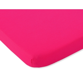 Cotton Baby Cot Sheet 140x70cm dark pink