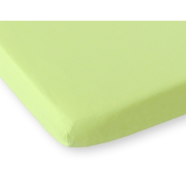 Cotton Baby Cot Sheet 140x70cm green