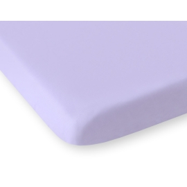 Cotton Baby Cot Sheet 140x70cm lila