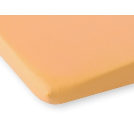 Cotton Baby Cot Sheet 140x70cm orange