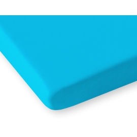Cotton Baby Cot Sheet 140x70cm turquoise