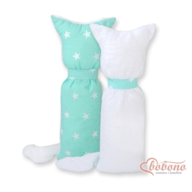 Cuddly cat double-sided- Mint stars
