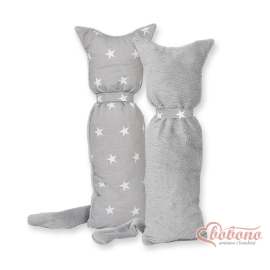 Cuddly cat double-sided-Simple Stars gray