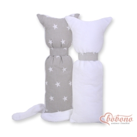 Cuddly cat double-sided-Simple Stars gray