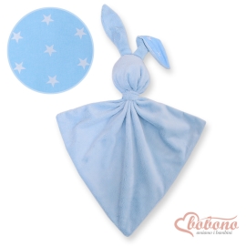 Cuddly rabbit double-sided- Blue stars