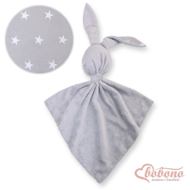 Cuddly rabbit double-sided- Gray stars