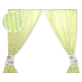 Curtains for baby room- Donkey Luca green